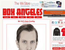Tablet Screenshot of boxangeles.com